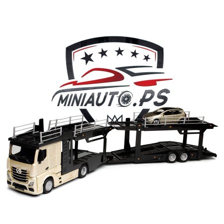 شاحنة مرسيدس ناقلة سيارات Mercedes Benz Actros with golf car قياس 1/43 إصدار misto